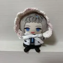 にじぱぺっと ぬい服 ボンネット ピンクのサムネイル