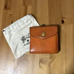 IL BISONTE 二つ折り財布 オレンジ