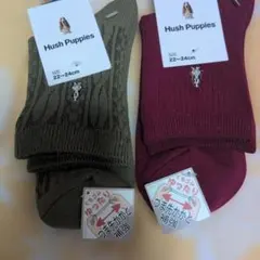 Hush Puppies ソックス ２足セット 22~24cm