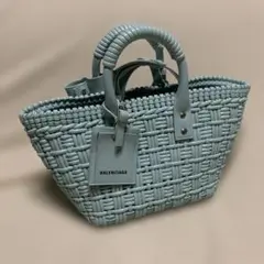 BALENCIAGA ミントグリーン かごバッグ