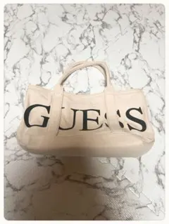 ☘️K2☘️DERRY Canvas Tote GUESS ゲスバッグ トートバッグのサムネイル