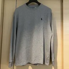 クラシック フィット ジャージー ロングスリーブ Tシャツ グレー