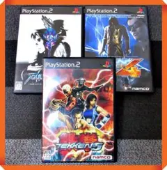 PS2ソフト【ナムコ３D格ゲー★状態良し】鉄拳4、5、ソウルキャリバー2