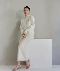 N. Natural Beauty BasicフリンジAラインスカート