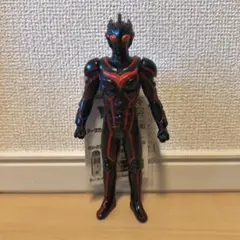 ライブサインつき ダークザギ 14cm ウルトラマン ソフビ フィギュア 17