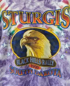 1999s★STURGISスタージス・ハーレーフェス★タイダイ染Wプリント/Sのサムネイル