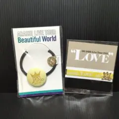 ARASHI　ヘアゴム　リボンブレス　黄色