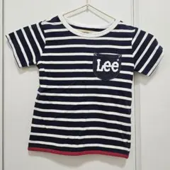 Lee ボーダー Tシャツ 110cm 多少汚れあり