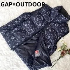 美品✨ギャップ アウトドアエディション コラボ 花柄 ナイロン ベスト