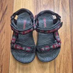 ☆Teva テバキッズサンダル 15 ブラック/レッドのサムネイル