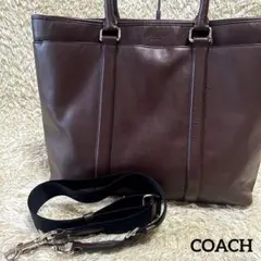 綺麗✨COACHコーチ ビジネストート メトロポリタン 2WAY A4対応 - メルカリ