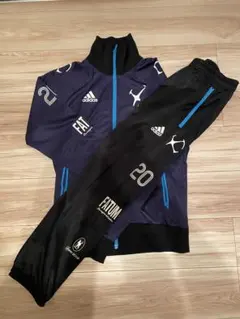 アディダス✖️セットアップ（L/M）　パープル