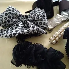 ヘアアクセサリー　まとめ売　リボン　カチューシャ ヘアピン　バレッタ　アレンジ