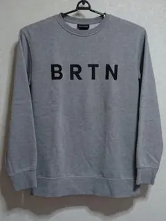 【極美品】バートン BURTON BRTN スウェット グレー XS