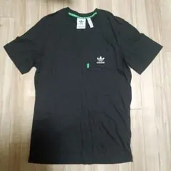 adidas ポケットTシャツ ブラック