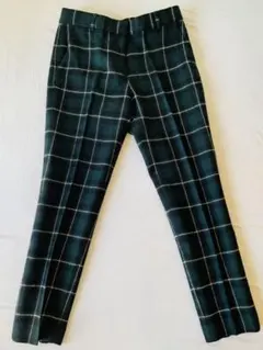 demi luxe beams チェック柄パンツ