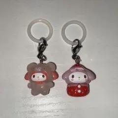 サンリオ マイメロ ラテクマめじるしアクセサリー いちごめじるしアクセサリー