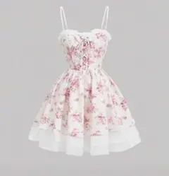 ロリータファッション lolita 姫ギャル galキャミソールミニドレス