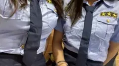 ポリス コスプレ 衣装 4点セット Lサイズ