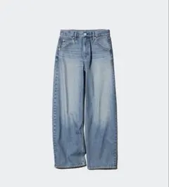 【新品】タグ付きUNIQLOバギーカーブジーンズ34