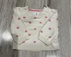 baby GAP ドット柄ニットセーター 6-12ヶ月
