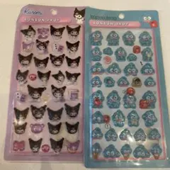 クロミ　ハンギョンドン ボンボンドロップシール 2シートセット　　訳ありB品