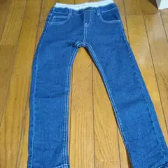 ダークブルー スリムフィットパンツ 100cm~