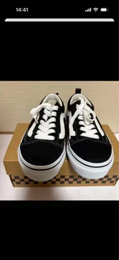 新品未使用Vans Old Skool ブラック/ホワイト　21cm