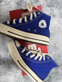 CONVERSE 青 ハイカットスニーカー
