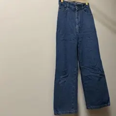 ハイウエストレースアップデニム