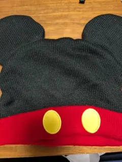 ミッキーマウス 耳付きニット帽