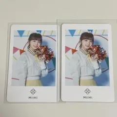 NiziU ミイヒ フォトカード フォトカMIIHI アイドルカード 2枚セット