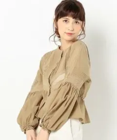 AnotherEndition レーステープブラウスのサムネイル