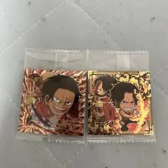 ポートガス・D・エース&ゴール・D・ロジャー シール2枚セット