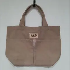 KALDI トートバッグ　ベージュ コーヒーの日