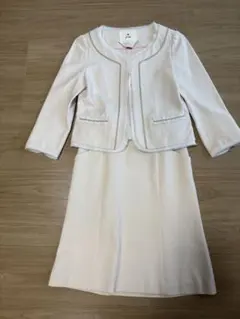 ピンクベージュ ジャケット スカート セットアップ サイズ9