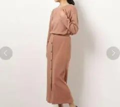 新品未使用　AZUL BY MOUSSY ロングニットワンピース　Sサイズ