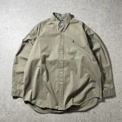 ラルフローレン BLAKE BDシャツ XL ベージュ ゆる