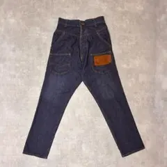 mercibeaucoup × Lee 後ろ前 サルエルデニムパンツ インディゴ