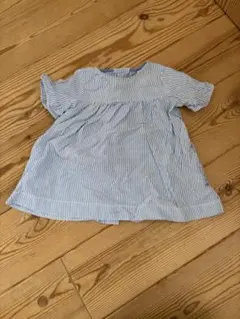 【1026】 Zaraの青と白のストライプチュニック