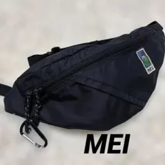 MEI エムイーアイ ウエストバッグ ボディバッグ ブラック