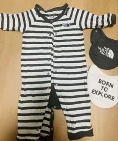 THE NORTH FACE ストライプロンパース
