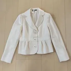 MISS J ホワイト テーラードジャケット 38