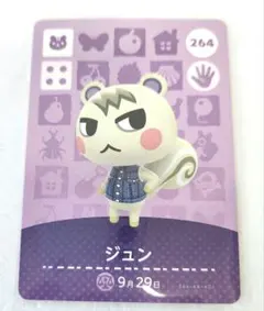 どうぶつの森 amiiboカード ジュン - メルカリ