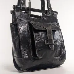 LOEWE　ロエベ　トートバッグ　肩掛け　ワンショルダー　コーティングレザー