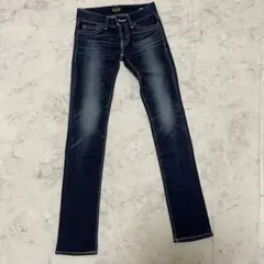 美品 MOUSSY マウジー デニム 24 ストレート ストレッチ ローライズ
