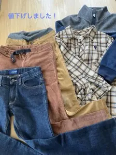 男の子ブランド服まとめ売り130㎝ 春先の上下セット