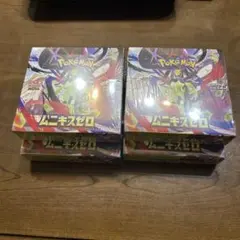 ポケモンカードゲーム ムニキスゼロ 4ボックス シュリンク付き まとめ売り