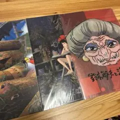 ジブリ　クリアファイル　3点まとめ売り