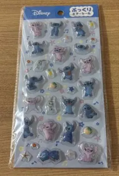 セリア　スティッチ　ぷっくりエアーシールのサムネイル